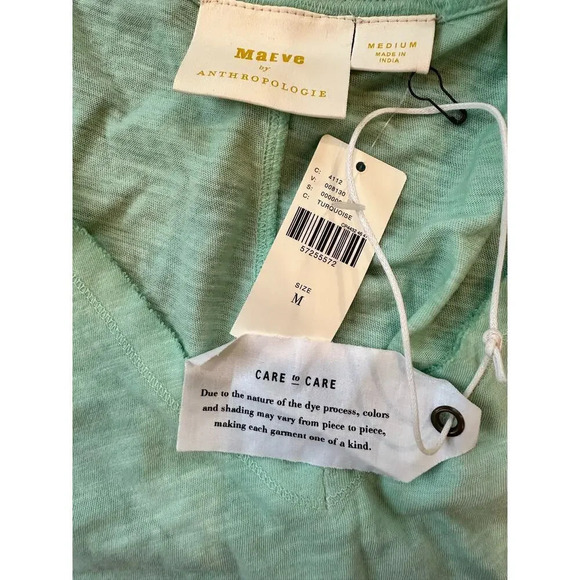 Maeve Anthropologie scoop neck tee, NWT - Picture 3 of 4